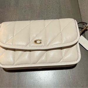 Coach Cream Small Cross Body Purse
